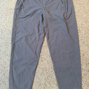 Athleta gray pants with zip pockets size 12 worn 1-2 times